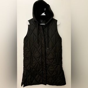 TRIBAL Long Line Quilted Puffer Vest
